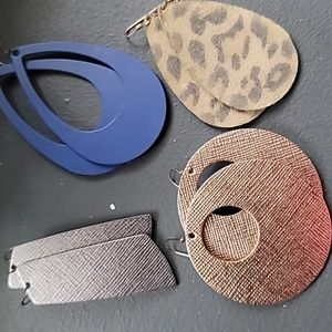 Nickel & Suede earring bundle